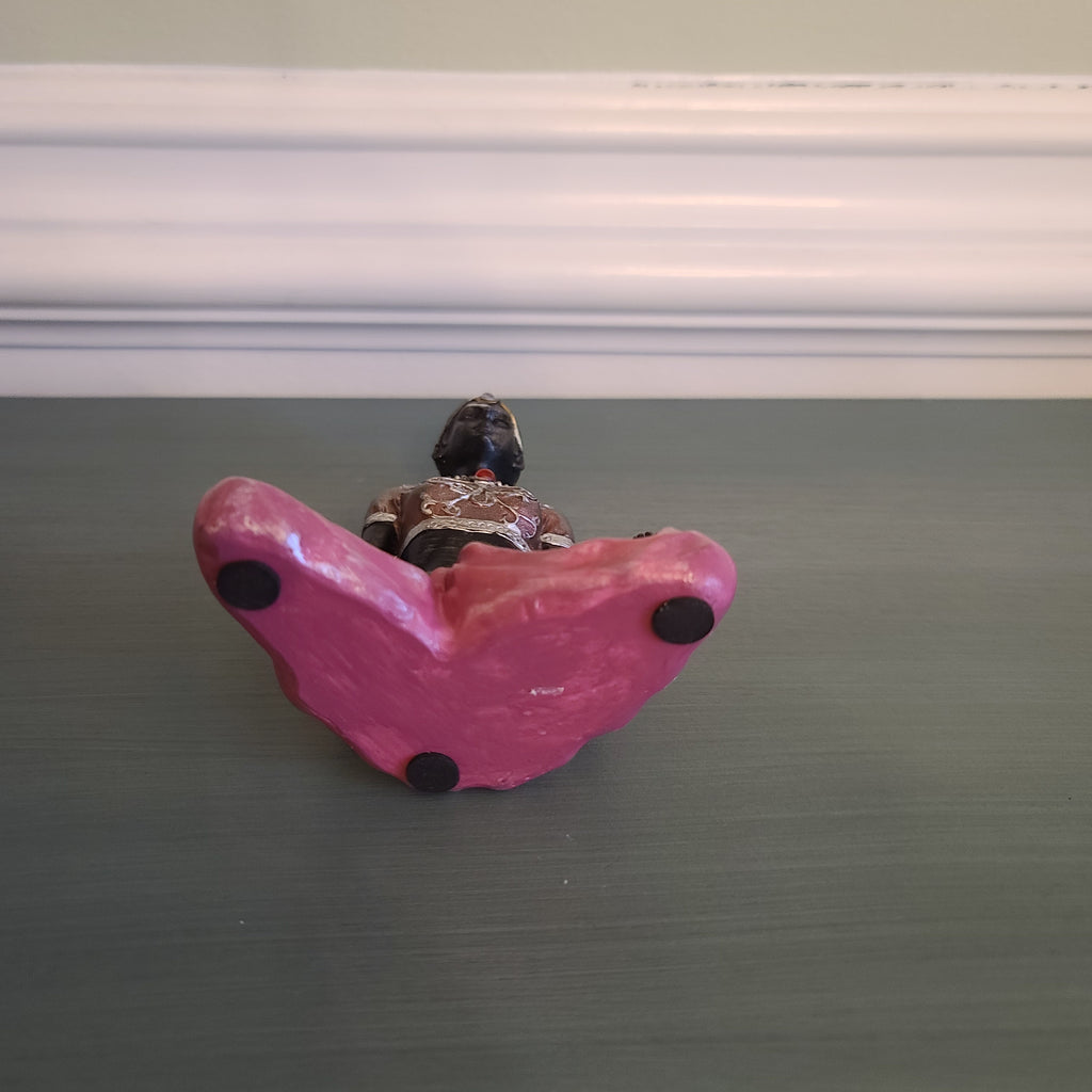 Namaste. Set of 3 Yoga Figurines 5-Inch Hand-Painted Resin Figurine